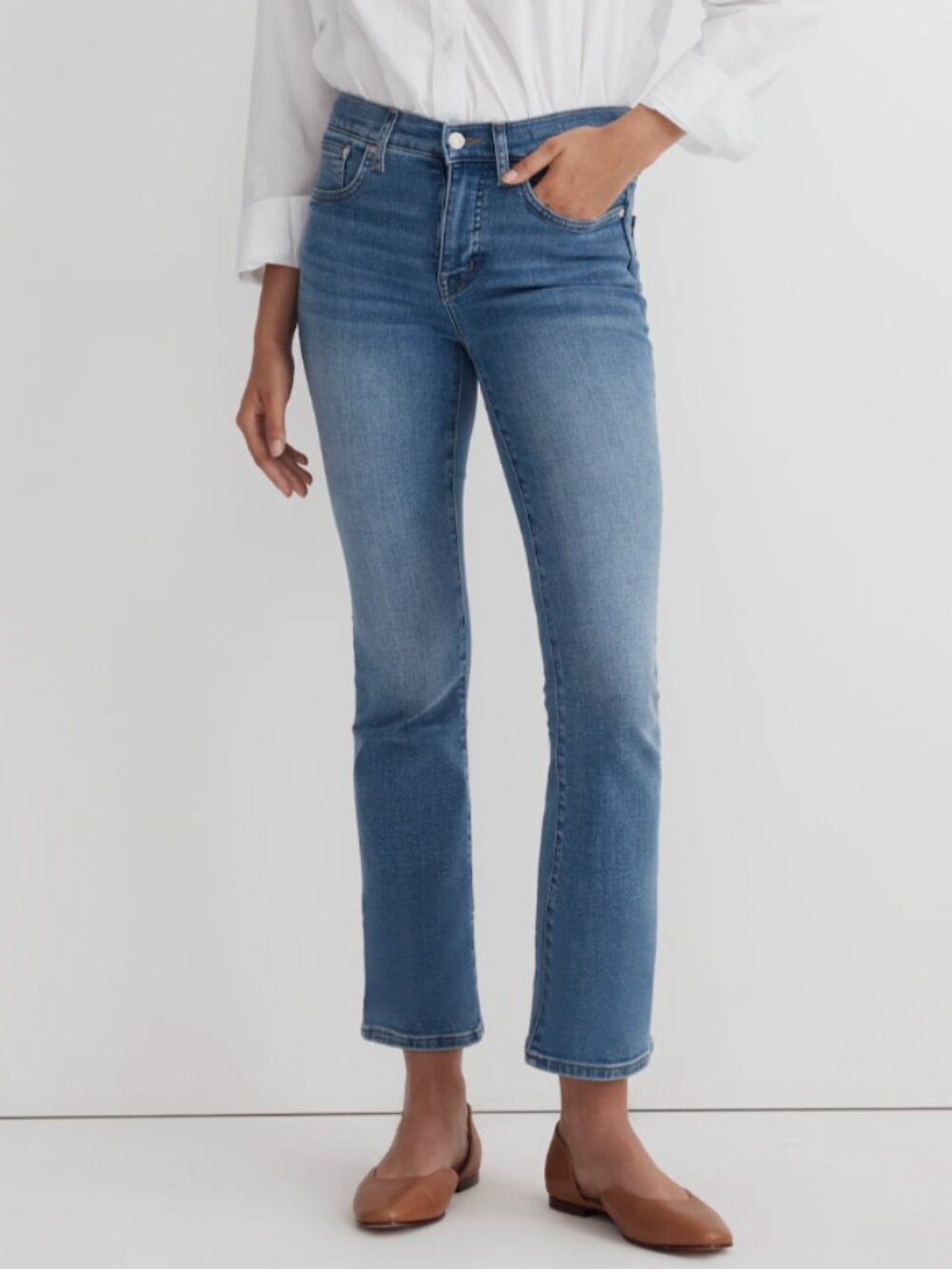 Madewell Kick Out Crop Jeans